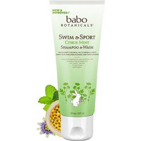 Swim & Sport Shampoo & Wash, Citrus Mint, 8 oz, Babo Botanicals
