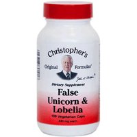 False Unicorn & Lobelia Capsule, 100 Vegicaps, Christophers Original Formulas