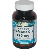Co-Enzyme Q10 120 mg, 30 Softgels, LifeTime