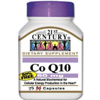 Co-Q10 60 mg 75 Capsules, 21st Century Health Care