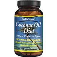 Coconut Oil Diet, 120 Softgels, Health Support