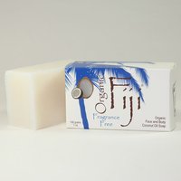Organic Coconut Oil Soap Bar, Fragrance Free, 7 oz, Organic Fiji