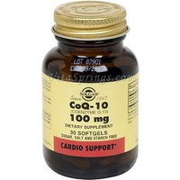 Coenzyme Q-10 100 mg, 30 Softgels, Solgar CoQ10
