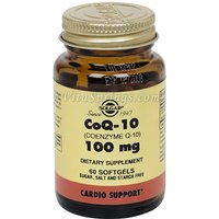 Coenzyme Q-10 100 mg, 60 Softgels, Solgar CoQ10