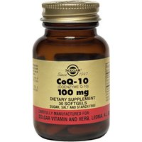 Coenzyme Q-10 100 mg, 90 Softgels, Solgar CoQ10