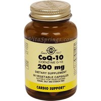 Coenzyme Q-10 200 mg, 30 Vegetable Capsules, Solgar CoQ10