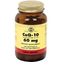 Coenzyme Q-10 60 mg, 120 Softgels, Solgar CoQ10
