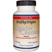 Cognizin 250 mg, 150 Capsules, Healthy Origins