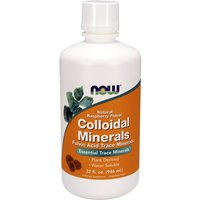 Colloidal Minerals Raspberry Flavor 32 oz liquid, NOW Foods