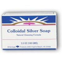 Colloidal Silver Soap, 3.5 oz, Heritage Products