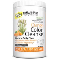 Colon Cleanse Powder - Natural Orange Flavor, 9 oz (36 Servings), Health Plus Inc.