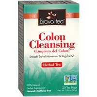 Colon Cleansing Herbal Tea, 20 Tea Bags, Bravo Tea