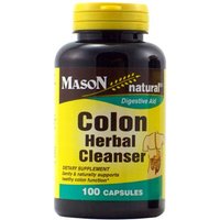 Colon Herbal Cleanser, 100 Capsules, Mason Natural