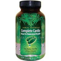 Complete Cardio Heart & Cholesterol Health, 84 Liquid Soft-Gels, Irwin Naturals