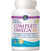 Complete Omega-D3, Omega Multi +D, Lemon Flavor, 60 Softgels, Nordic Naturals