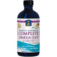 Complete Omega 3-6-9 Liquid, Lemon Flavor, 16 oz, Nordic Naturals