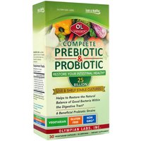 Complete Prebiotic & Probiotic, 30 Vegetarian Capsules, Olympian Labs