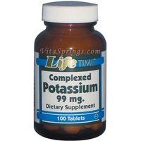 Complexed Potassium 99 mg, 100 Tablets, LifeTime