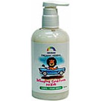 Organic Herbal Conditioner For Kids, Creamy Vanilla, 8.5 oz, Rainbow Research