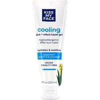 Cooling Aloe + Witch Hazel Gel, After Sun Care, 8 oz, Kiss My Face