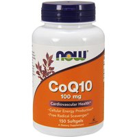 Coq10 100 mg, Coenzyme Q10, 150 Softgels, NOW Foods
