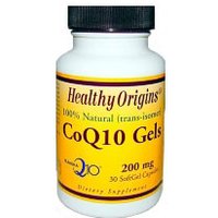 CoQ10 200 mg, 30 SoftGels, Healthy Origins