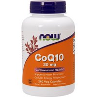 CoQ10 30 mg Veg Cap, Value Size, 240 Vegetarian Capsules, NOW Foods