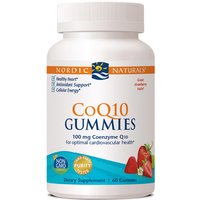 CoQ10 Gummies - Strawberry, 100 mg Chewable Coenzyme Q10, 60 Gummies, Nordic Naturals