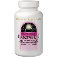 Coenzyme Q10, CoQ10 30mg Sublingual 30 tabs from Source Naturals
