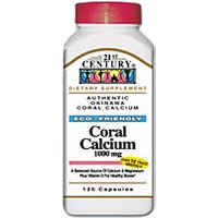 Coral Calcium 1000 mg 120 Capsules, 21st Century Health Care