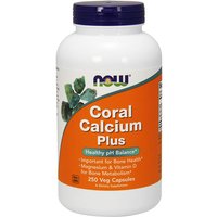 Coral Calcium Plus, With Magnesium & D, 250 Vegetarian Capsules, NOW Foods