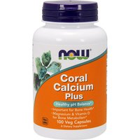 Coral Calcium Plus, With Magnesium, 100 Vcaps, NOW Foods