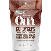 Cordyceps Mushroom Superfood Powder, 100 g, Om Organic Mushroom Nutrition