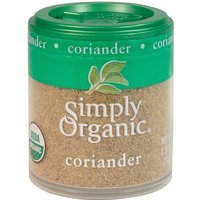 Coriander Seed, Ground, 0.35 oz, Simply Organic