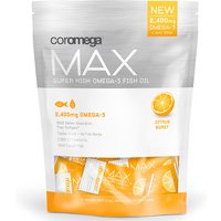 Coromega Max Super High Omega-3 Fish Oil Squeeze Shots - Citrus Burst, 60 Packets
