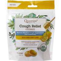 Cough Relief Lozenges - Meyer Lemon Honey, 18 Lozenges, Quantum Health
