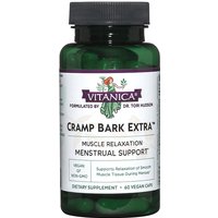 Cramp Bark Extra, Menstrual Support, 60 Vegetarian Capsules, Vitanica