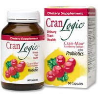Cran-Logic, Cranberry Extract Plus Probiotics, 60 Capsules, Wakunaga Kyolic