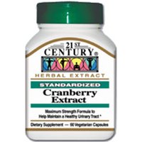 Cranberry Extract 60 Vegetarian Capsules, 21st Century Health Care
