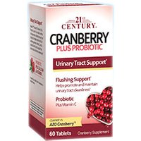 Cranberry Plus Probiotic, 60 Tablets, 21st Century HealthCare