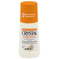 Mineral Deodorant Roll-On, Chamomile & Green Tea, 2.25 oz, Crystal Body Deodorant