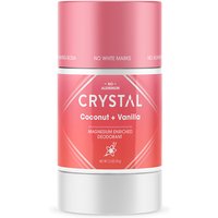 Magnesium Enriched Deodorant Stick, Coconut + Vanilla, 2.5 oz, Crystal Body Deodorant