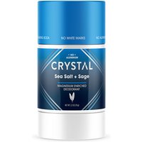 Magnesium Enriched Deodorant Stick, Sea Salt + Sage, 2.5 oz, Crystal Body Deodorant