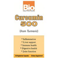 Curcumin 500 (from Turmeric), 50 Vegetarian Capsules, Bio Nutrition Inc.