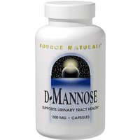 D-Mannose 500mg, 60 Capsules, Source Naturals