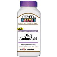 Daily Amino Acid Maximum Strength 120 Tablets, 21st Century Health Care
