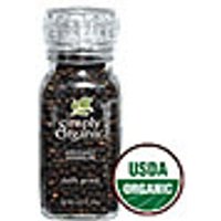 Daily Grind, Whole Black Peppercorns with Adjustable Grinder Cap, 2.65 oz, Simply Organic