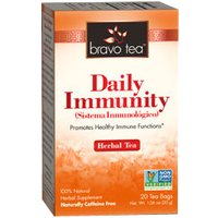 Daily Immunity Herbal Tea, 20 Tea Bags, Bravo Tea
