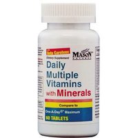 Daily Multiple Vitamins with Minerals, 60 Tablets, Mason Natural