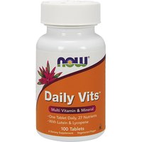 Daily Vits Vitamin with Lutein & Lycopene 100 Tablets, NOW Foods